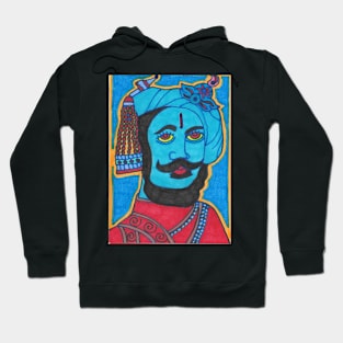 Blue Man with Turban Hoodie